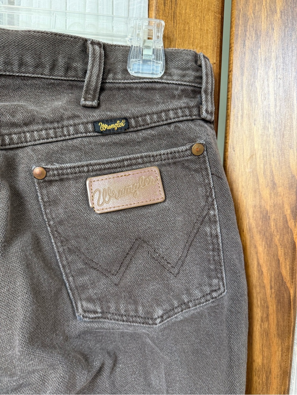 VTG Wrangler Dark Brown Denim Jeans